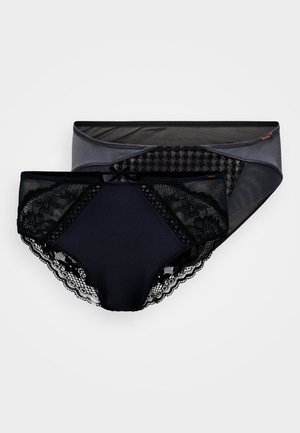 JULIANNA HIPSTER CLASSIC 2 PACK - Nohavičky/Slipy - black