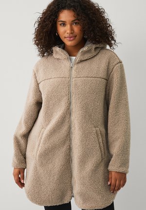 Wintermantel - farbe beige