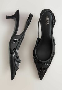 REGULAR FIT - FOREVER COMFORT  BEADED KITTEN  - Decolleté - black