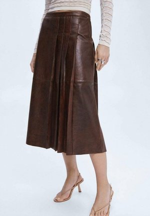 Jupe trapèze - brown
