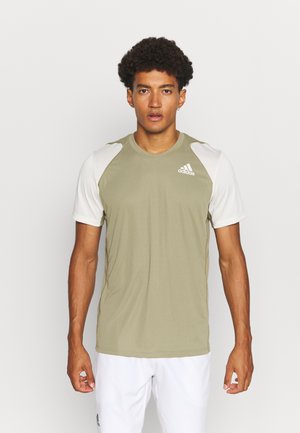 CLUB TEE - Triko s potiskem - orbit green/white