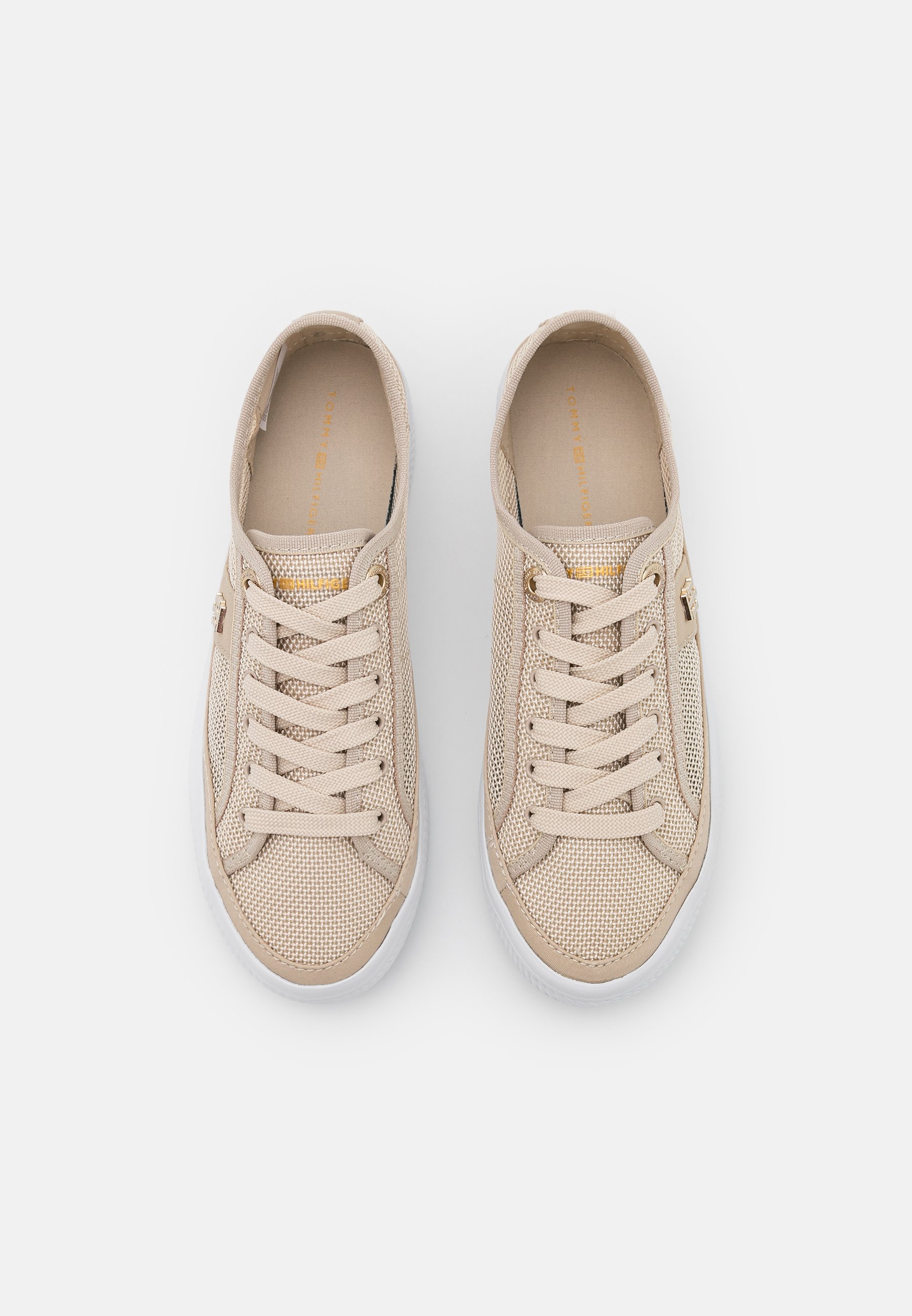 Tommy Hilfiger TH MESH VULC SNEAKER - Sneakers laag - classic beige/beige -  Zalando.nl