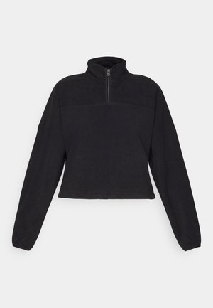 ONLY Play ONPFLEE SHORT TOP - Felpa in pile - black