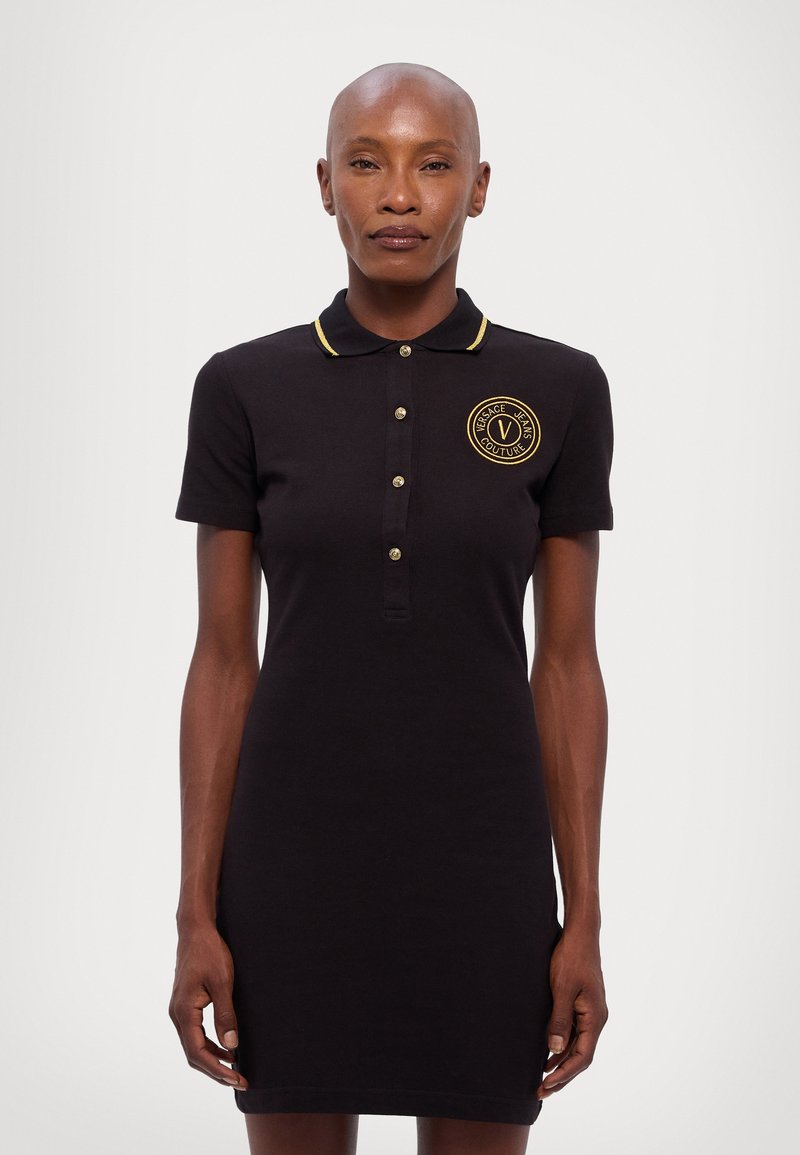 Versace Jeans Couture Rochie tip cămașă - black/gold