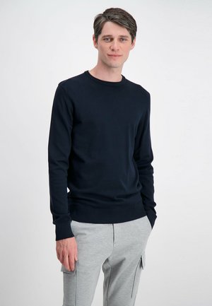 Lindbergh ROUND NECK  - Jumper - navy