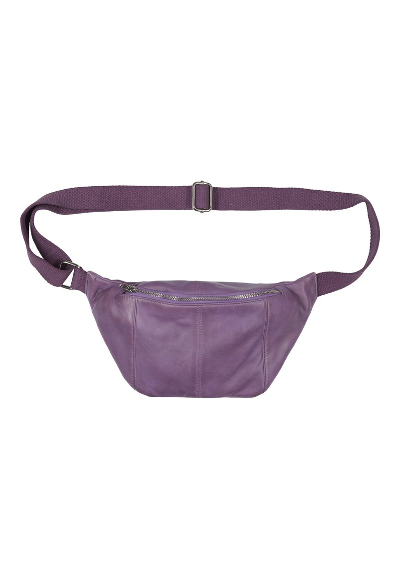 ORCHID FREESIA Bum bag lavender shiny silver