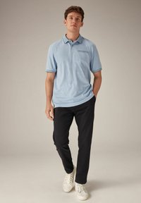 Next GEO PRINT - Polokošeľa - light blue geo