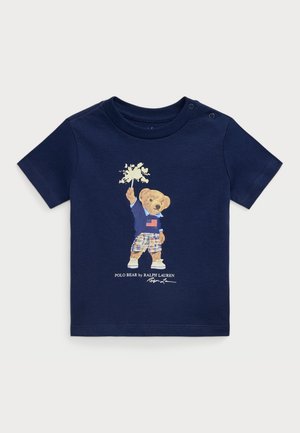 Polo Ralph Lauren POLO BEAR COTTON JERSEY TEE - T-shirts med print - spring navy
