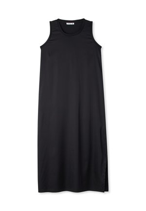 Terranova, VESTITO CANOTTA AMPIA A TINTA UNITA CON SPACCO - Vestito casual - nero