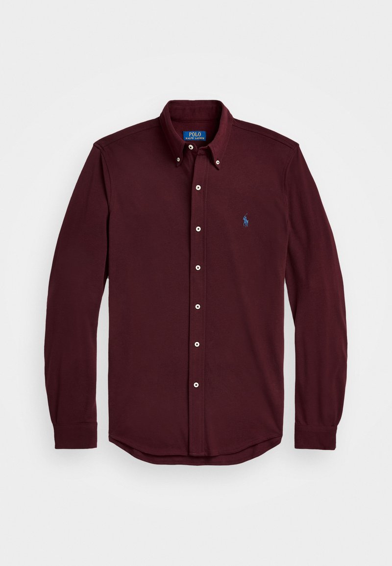 Polo Ralph Lauren LONG SLEEVE - Marškiniai - mottled bordeaux