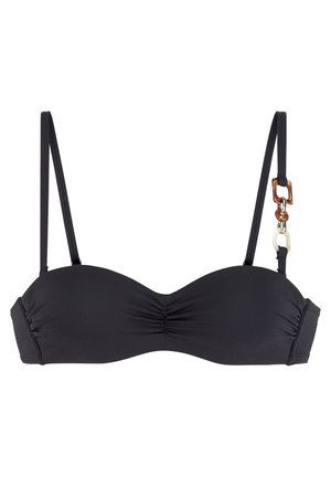 LASCANA BANDEAU - Bikiniyläosa - schwarz