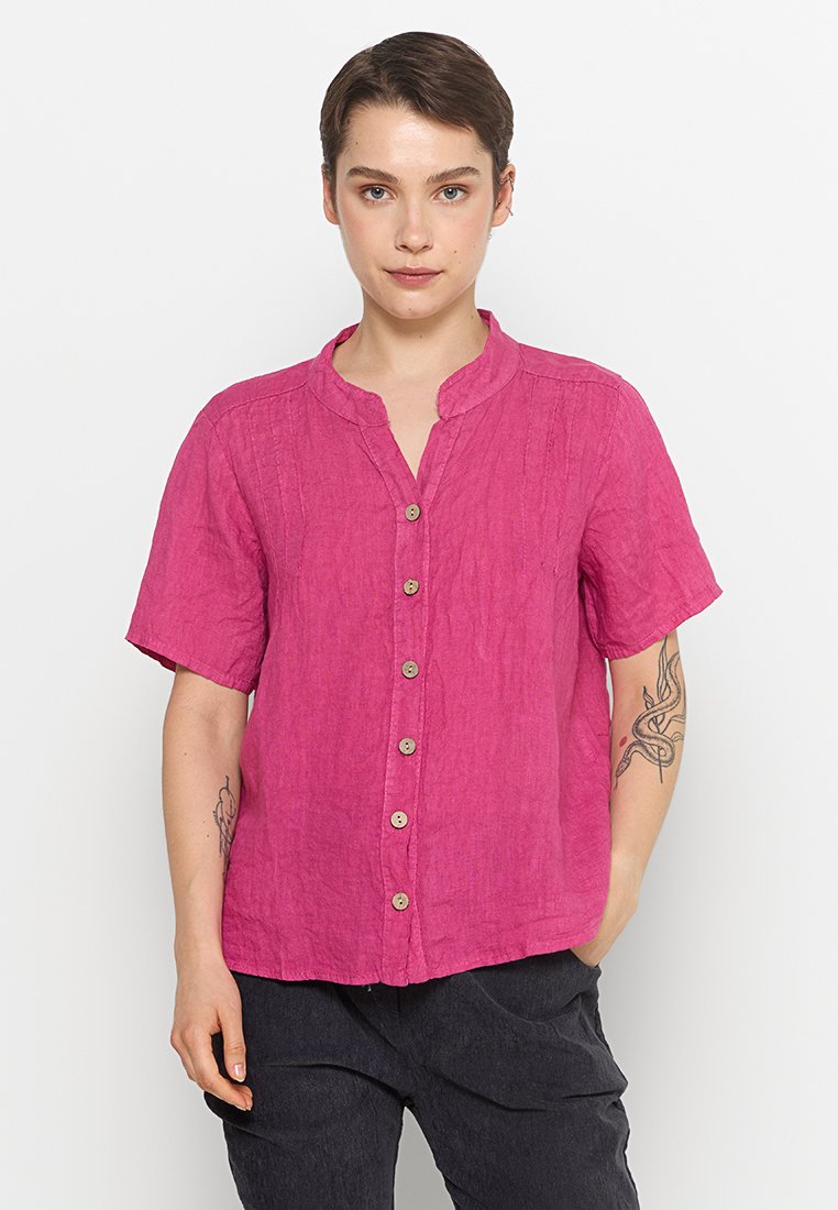 Cream Overhemdblouse donkerroze