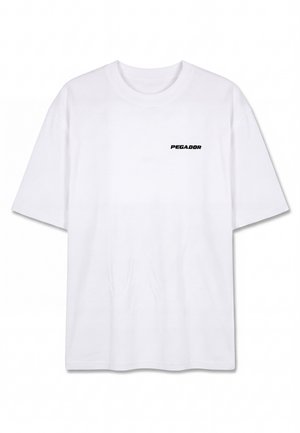 Pegador, LOGO OVERSIZED TEE - Základné tričko - white