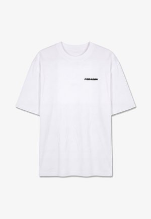 Pegador, LOGO OVERSIZED TEE - Základné tričko - white
