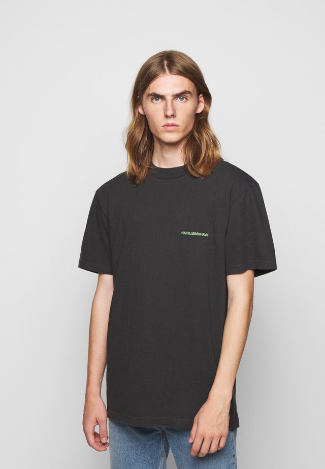 BOXY TEE - T-shirt con stampa - faded black