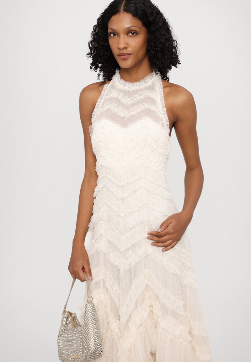 Needle & Thread ELIA HALTER NECK GOWN - Occasion wear - cream/white -  Zalando