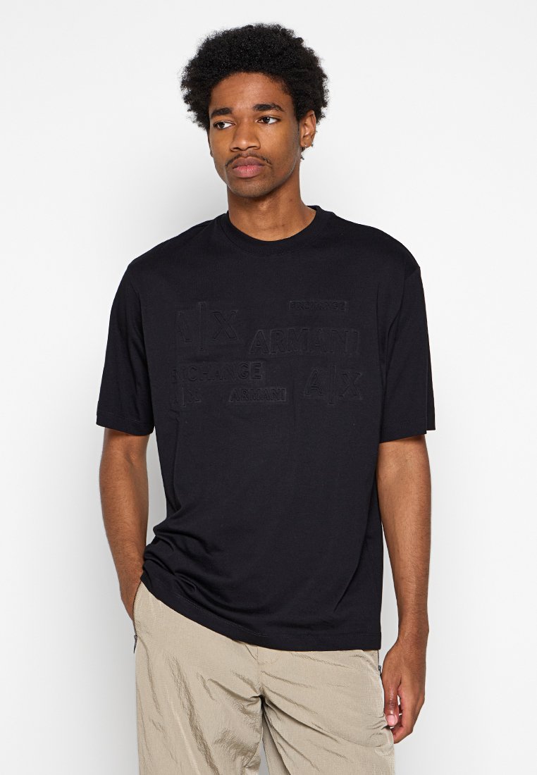 Armani Exchange T-shirt basic zwart