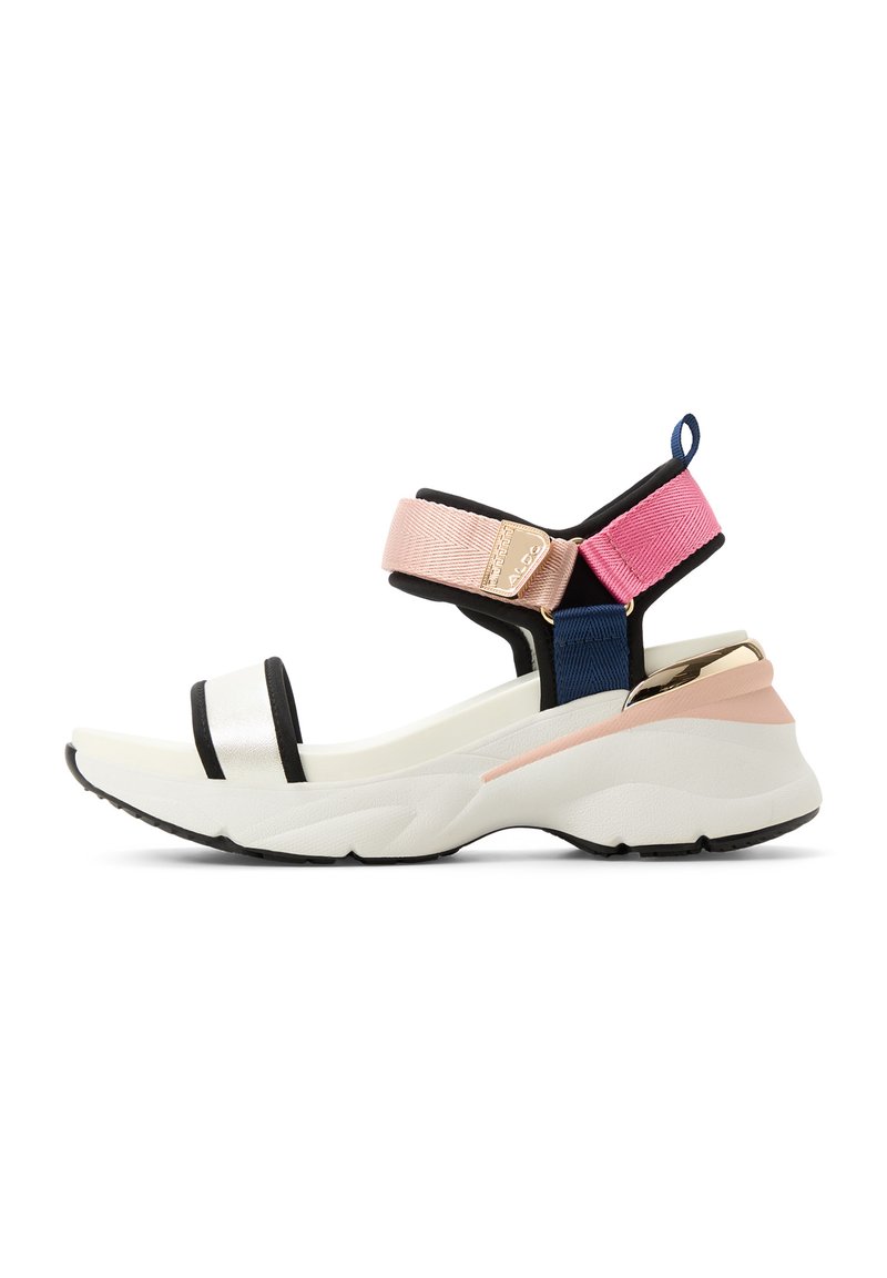ALDO Sandalen met plateauzool wit