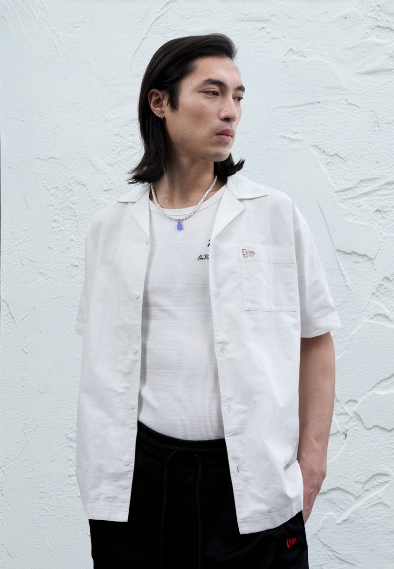 New Era Overhemd - white