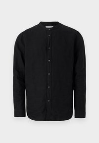 COLLARLESS SHIRT - Cămașă - black