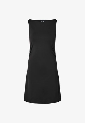 Pieces, SLEEVELESS DRESS PCMELLY BOATNECK - Φόρεμα από ζέρσεϊ - black