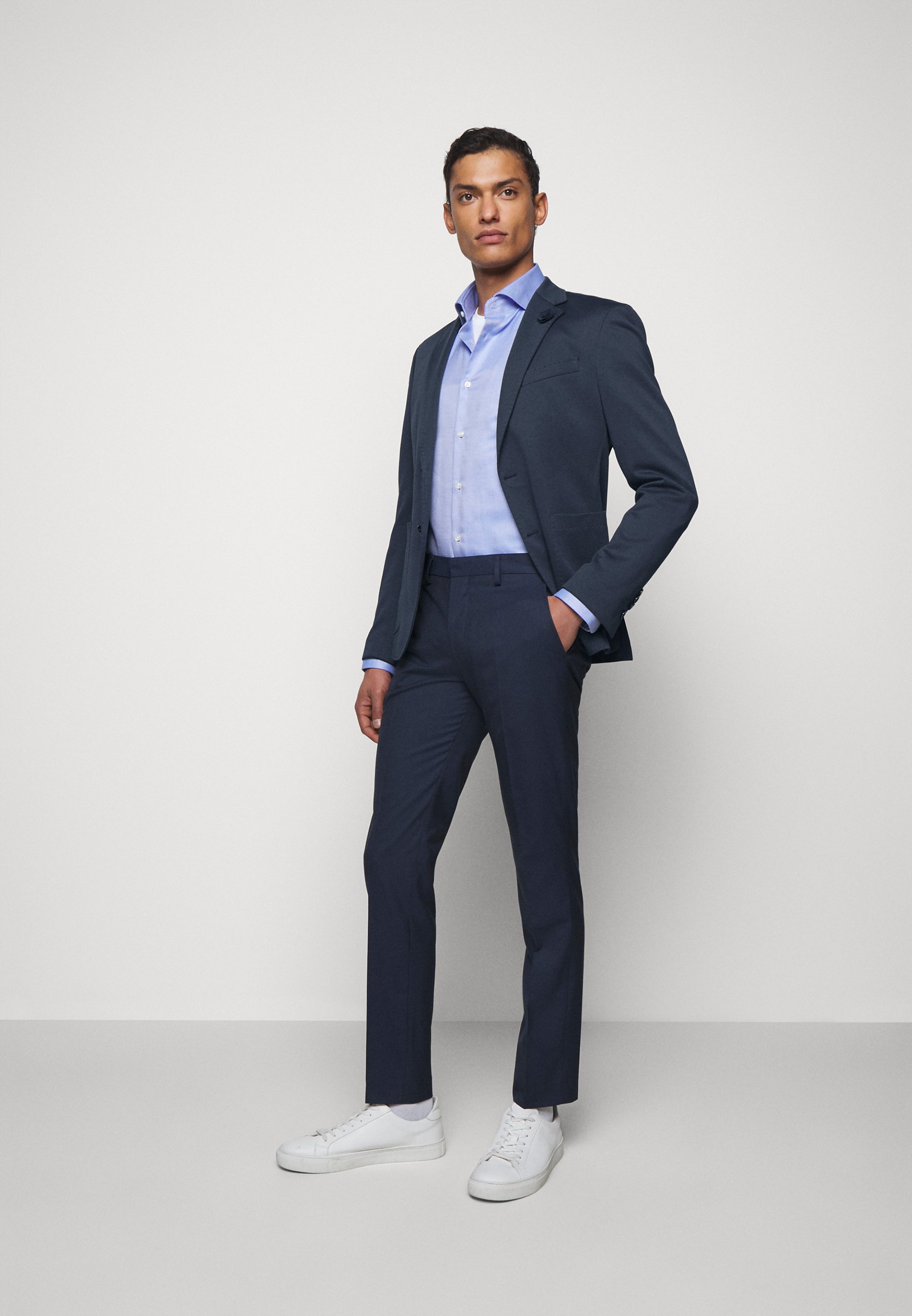 dark navy suit jacket