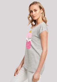 F4NT4STIC SLEEPING BEAUTY  - Apdrukāts T-krekls - heather grey