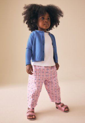 Next REGULAR FIT PULLON BARREL - Hlače - pink blue gingham