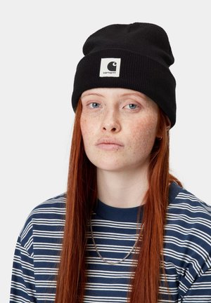 Carhartt WIP, CZAPKA ZIMOWA CARHARTT WIP ASHLEY BEANIE BLACK UNISEX - Gorro - black
