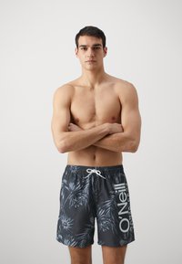 O'Neill MIX & MATCH CALI FLORAL - Plaukimo šortai - black tonal