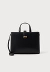 HERITAGE TH MONOGRAM PLAQUE SATCHEL - Schoudertas - black