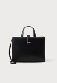 HERITAGE SATCHEL - Mala a tiracolo - black
