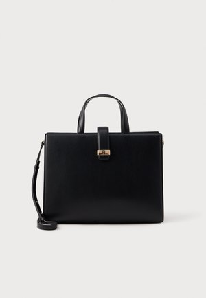 HERITAGE SATCHEL - Keresztpántos táska - black