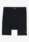 CYCLING BIB SHORTS WITH PADDING & BACK ZIP POCKET - Shorts ciclista - black