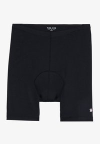 Pier One Sport CYCLING BIB SHORTS WITH PADDING & BACK ZIP POCKET - Kolesarske kratke hlače z naramnicami - black