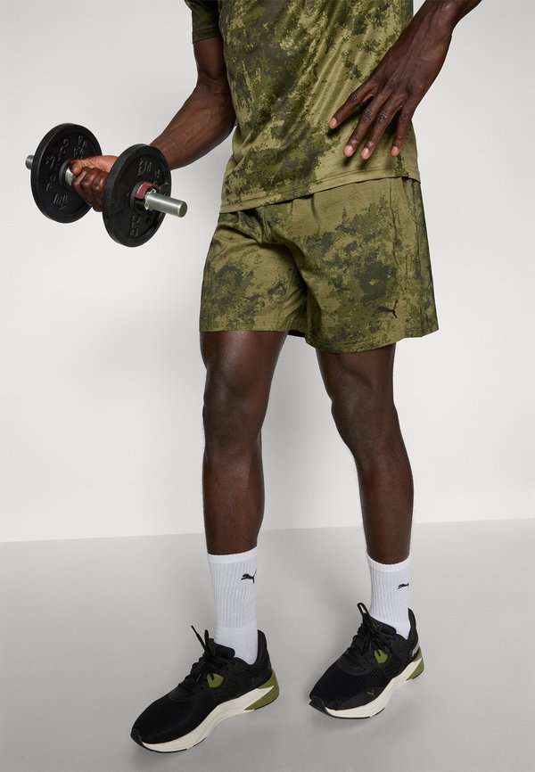 ESSENTIALS SHORT - Sports shorts - dark olive4