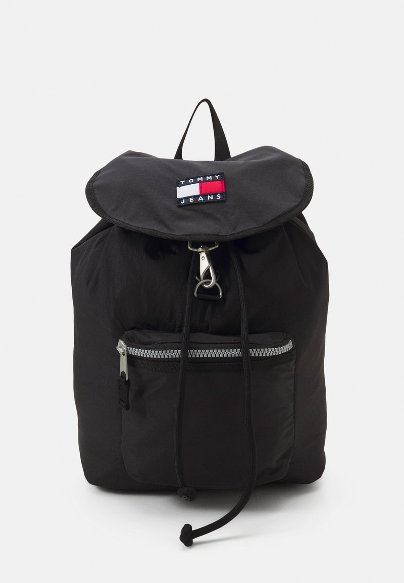 Tommy Jeans HERITAGE FLAP BACKPACK UNISEX Rucksack black Zalando