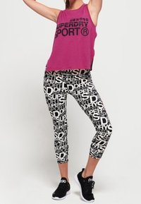 Superdry & Co Top - mottled berry