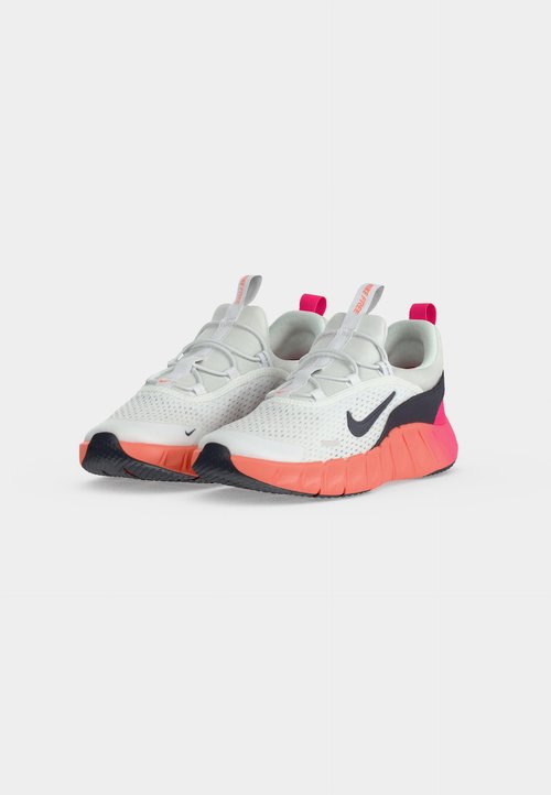 Nike FREE RIDE UNISEX - Road running shoes - white/gridiron/hyper pink/atomic pink — photo 3