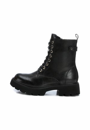 Stivaletti stringati - black
