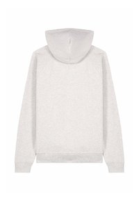 Felpa grigia chiara con cappuccio regolabile, maniche raglan e polsini e orlo a coste. Tessuto morbido in misto cotone con design minimalista.