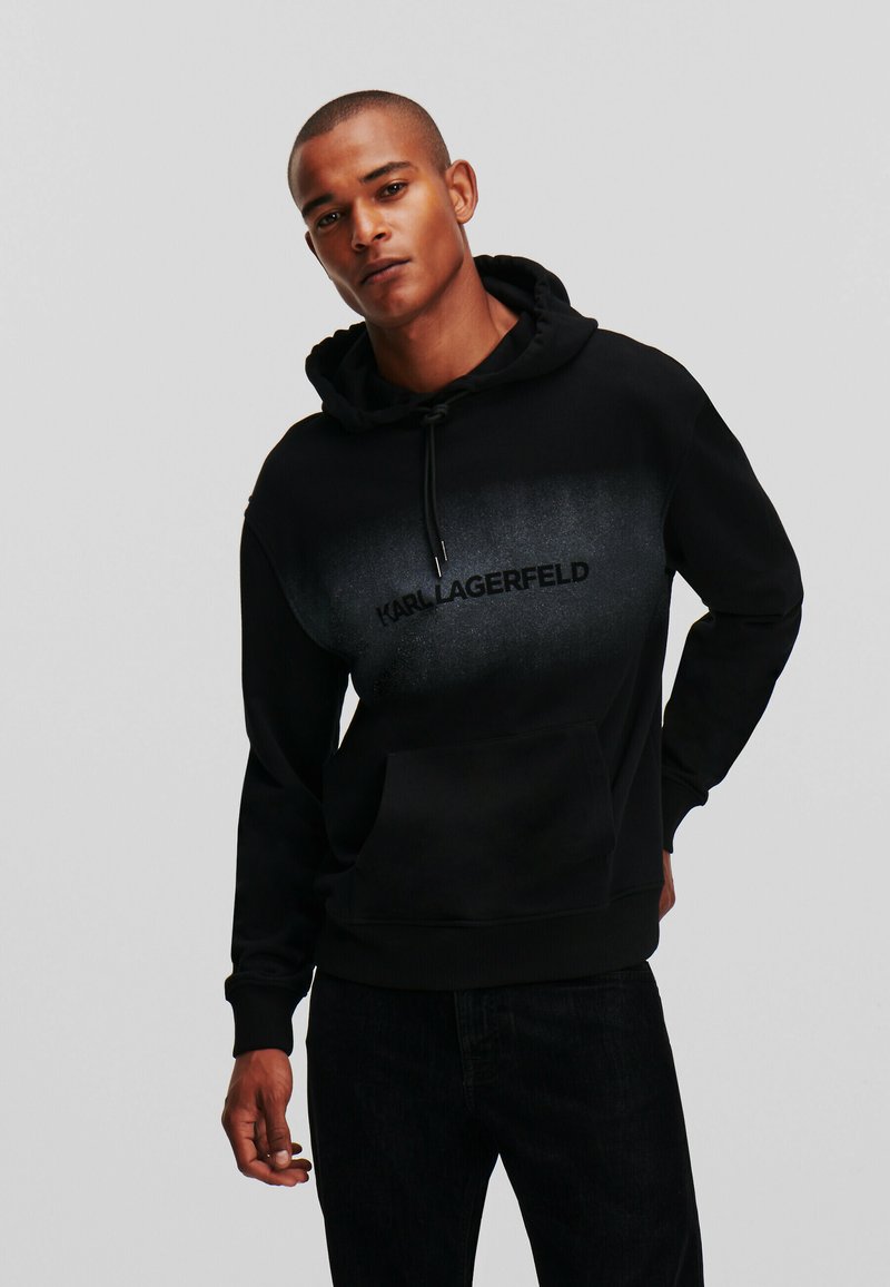 KARL LAGERFELD Felpa Con Cappuccio - Black/nero