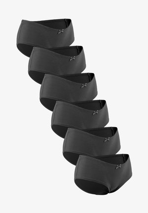 Fabio Farini 6 PACK BEQUEMER STOFF - Slip - schwarz set