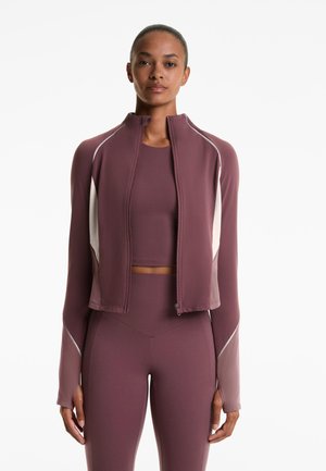 OYSHO LIGHT WARM REFLECTIVE TECHNICAL - Jakna za treniranje - mottled dark purple