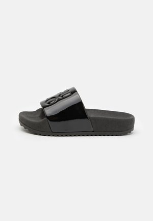 AQUA SLIDES UNISEX - Baseino šlepetės - black