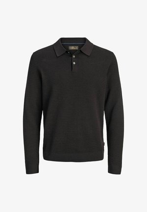 Jack & Jones PREMIUM, KNITTED PULLOVER PLAIN KNITTED PULLOVER - Longsleeve - ganache