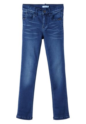 NKMTHEO - Slim fit jeans - dark blue denim