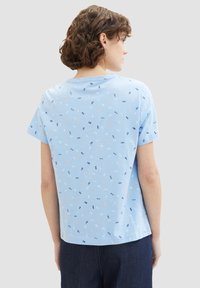TOM TAILOR 2ER-SET RUNDHALS KURZARM - T-Shirt print - hellblau