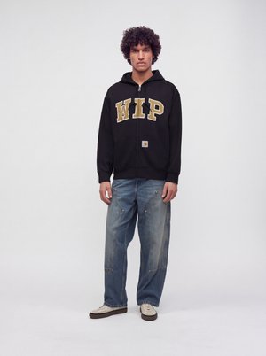 Carhartt WIP, HOODED WIP  - Суитшърт с качулка - black stone washed