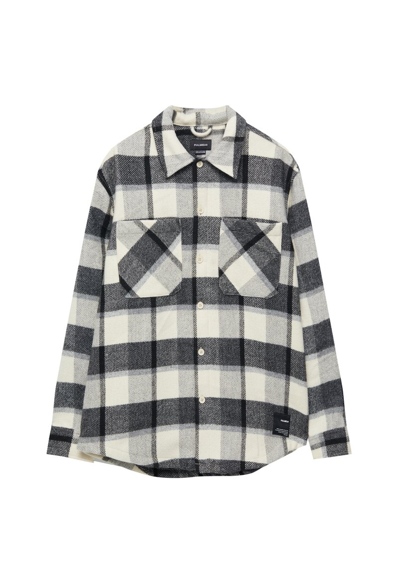 PULL&BEAR Overhemd zwart